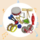 Maxbell Montessori Percussion Instrument Kids Baby Drum Set for Babies Birthday Gift