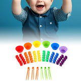 Maxbell Counting Bears with Stacking Cups Montessori for Kids Boy Girls Ages 3 4 5 6