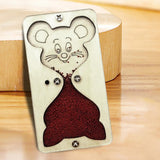 Maxbell Busy Boards Accessories Hourglass Montessori Toy Travel Toy Sensory Toys Red