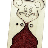 Maxbell Busy Boards Accessories Hourglass Montessori Toy Travel Toy Sensory Toys Red