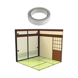 Maxbell 1:12 Backdrop Organizer Display for Action Figures Ob11 BJD Dolls Models Car Japanese House