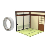 Maxbell 1:12 Backdrop Organizer Display for Action Figures Ob11 BJD Dolls Models Car Japanese House