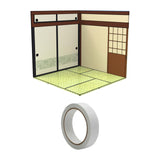 Maxbell 1:12 Backdrop Organizer Display for Action Figures Ob11 BJD Dolls Models Car Japanese House