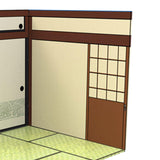 Maxbell 1:12 Backdrop Organizer Display for Action Figures Ob11 BJD Dolls Models Car Japanese House