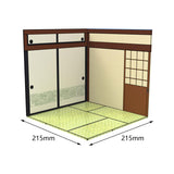Maxbell 1:12 Backdrop Organizer Display for Action Figures Ob11 BJD Dolls Models Car Japanese House