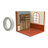 Maxbell 1:12 Backdrop Organizer Display for Action Figures Ob11 BJD Dolls Models Car Bar