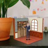 Maxbell 1:12 Backdrop Organizer Display for Action Figures Ob11 BJD Dolls Models Car Bar
