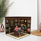 Maxbell 1:12 Backdrop Organizer Display for Action Figures Ob11 BJD Dolls Models Car Study Room