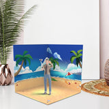 Maxbell 1:12 Backdrop Organizer Display for Action Figures Ob11 BJD Dolls Models Car Beach