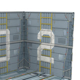 Maxbell 1/12 Scale Backdrop Layout Display for Action Figures Dolls Mini Diecast Car Deck