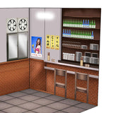 Maxbell 1/12 Scale Storage Showcase for Action Figures Vehicle Scene Toy Diecast Car