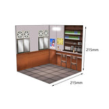 Maxbell 1/12 Scale Storage Showcase for Action Figures Vehicle Scene Toy Diecast Car