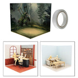 Maxbell 1/12 Forest Scene Japanese Display for Action Figures Mini Diecast Car Dolls