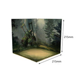 Maxbell 1/12 Forest Scene Japanese Display for Action Figures Mini Diecast Car Dolls