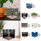 Maxbell 1/12 Scale Scene Diorama Organizer Show for Action Figures Diecast Car Dolls City