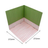 Maxbell 1/12 Scale Scene Diorama Organizer Show for Action Figures Diecast Car Dolls Office
