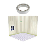 Maxbell 1/12 Scale Scene Diorama Organizer Show for Action Figures Diecast Car Dolls Bedroom