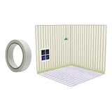Maxbell 1/12 Scale Scene Diorama Organizer Show for Action Figures Diecast Car Dolls Bedroom
