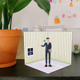 Maxbell 1/12 Scale Scene Diorama Organizer Show for Action Figures Diecast Car Dolls Bedroom