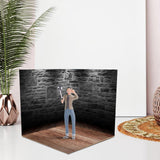 Maxbell 1/12 Scale Scene Diorama Organizer Show for Action Figures Diecast Car Dolls Basement
