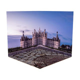 Maxbell 1:12 Miniature Scene Background Board Display for Action Figures Diecast Car Castle
