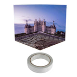 Maxbell 1:12 Miniature Scene Background Board Display for Action Figures Diecast Car Castle