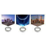 Maxbell 1:12 Miniature Scene Background Board Display for Action Figures Diecast Car Castle