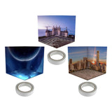 Maxbell 1:12 Miniature Scene Background Board Display for Action Figures Diecast Car Castle