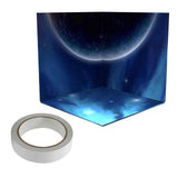 Maxbell 1:12 Miniature Scene Background Board Display for Action Figures Diecast Car Space