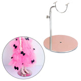 Maxbell Stainless Steel Doll Stand Support Bracket for DIY Craft Dolls Fashion Dolls