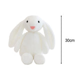 Maxbell Plush Bunny Long Eared Rabbit Plush Toys for Valentine's Day Easter Children White