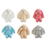 Maxbell Plush Bunny Long Eared Rabbit Plush Toys for Valentine's Day Easter Children White