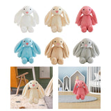 Maxbell Plush Bunny Long Eared Rabbit Plush Toys for Valentine's Day Easter Children White