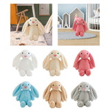 Maxbell Plush Bunny Long Eared Rabbit Plush Toys for Valentine's Day Easter Children White