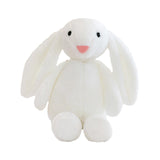 Maxbell Plush Bunny Long Eared Rabbit Plush Toys for Valentine's Day Easter Children White