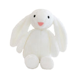 Maxbell Plush Bunny Long Eared Rabbit Plush Toys for Valentine's Day Easter Children White