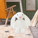 Maxbell Plush Bunny Long Eared Rabbit Plush Toys for Valentine's Day Easter Children White