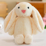 Maxbell Plush Bunny Long Eared Rabbit Plush Toys for Valentine's Day Easter Children Beige