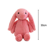 Maxbell Plush Bunny Long Eared Rabbit Plush Toys for Valentine's Day Easter Children Pink
