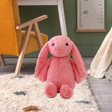 Maxbell Plush Bunny Long Eared Rabbit Plush Toys for Valentine's Day Easter Children Pink