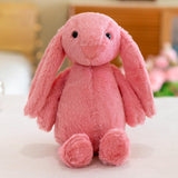 Maxbell Plush Bunny Long Eared Rabbit Plush Toys for Valentine's Day Easter Children Pink
