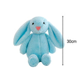 Maxbell Plush Bunny Long Eared Rabbit Plush Toys for Valentine's Day Easter Children Blue