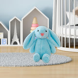 Maxbell Plush Bunny Long Eared Rabbit Plush Toys for Valentine's Day Easter Children Blue