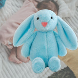 Maxbell Plush Bunny Long Eared Rabbit Plush Toys for Valentine's Day Easter Children Blue