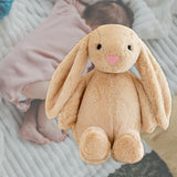 Maxbell Plush Bunny Long Eared Rabbit Plush Toys for Valentine's Day Easter Children Brown