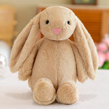 Maxbell Plush Bunny Long Eared Rabbit Plush Toys for Valentine's Day Easter Children Brown