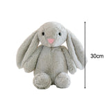 Maxbell Plush Bunny Long Eared Rabbit Plush Toys for Valentine's Day Easter Children Gray
