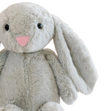 Maxbell Plush Bunny Long Eared Rabbit Plush Toys for Valentine's Day Easter Children Gray