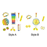 Maxbell Montessori Music Toy Percussion Sets Wooden Music Sets Drum Toy for Gift