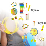 Maxbell Montessori Music Toy Percussion Sets Wooden Music Sets Drum Toy for Gift